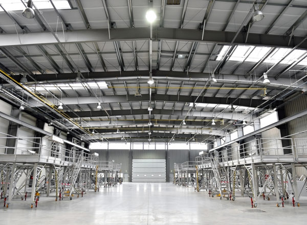 Staalconstructiegebouwen in industriële toepassingen
