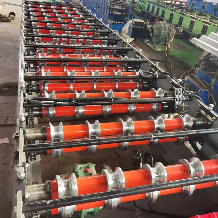 Stalen rolvormlijn met enkele plaatkleur